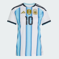 adidas Argentina  Women's Away Messi #10 Soccer Jersey