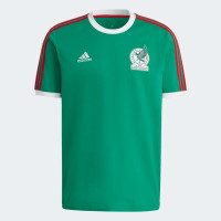 adidas Mexico Men's DNA 3 Stripe T-Shirt 2022