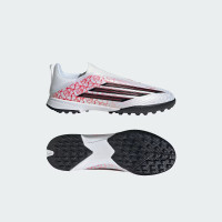 adidas F50 League Lamine Yamal Laceless Turf Soccer Cleats Kids